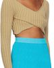 Isa Boulder Isa Boulder Beige Crossed Sleeves Sweater - 2