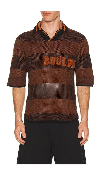 ISA BOULDER ISA BOULDER Boulder Line Polo Shirt