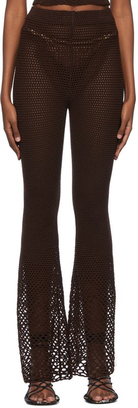 Isa Boulder Isa Boulder Brown Acrylic Lounge Pants