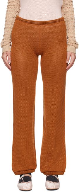 Isa Boulder Isa Boulder Brown Isabella Straight Lounge Pants
