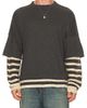 ISA BOULDER ISA BOULDER Gauzine Stripe Long Sleeves - 1