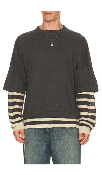 ISA BOULDER ISA BOULDER Gauzine Stripe Long Sleeves