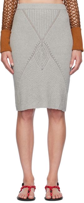 Isa Boulder Isa Boulder Gray Kite Midi Skirt