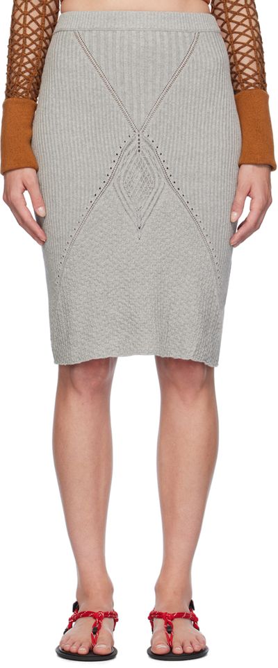 Isa Boulder Isa Boulder Gray Kite Midi Skirt