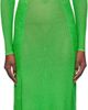 Isa Boulder Isa Boulder Green Sweetheart Long Sleeve Maxi Dress - 1