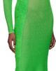 Isa Boulder Isa Boulder Green Sweetheart Long Sleeve Maxi Dress - 4