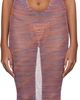 Isa Boulder Isa Boulder Orange & Purple Pull Away Long Jelly Dress - 1