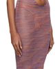 Isa Boulder Isa Boulder Orange & Purple Pull Away Long Jelly Dress - 2