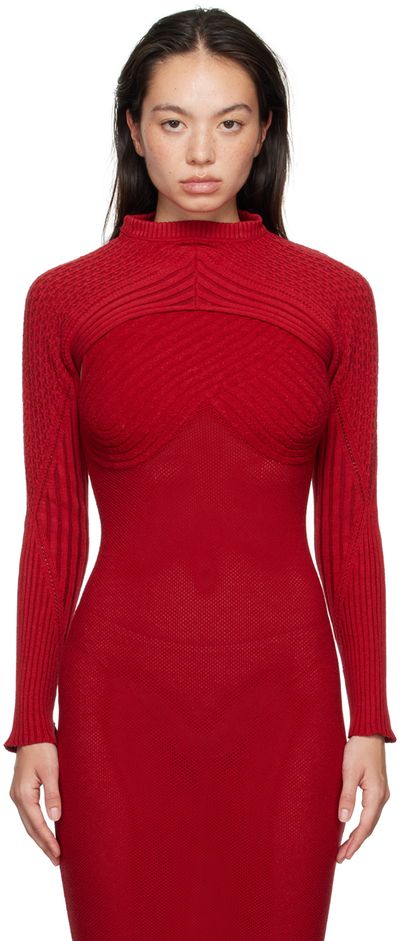 isa boulder dress red Isa Boulder Rider Drape Mini Dress on Garmentory
