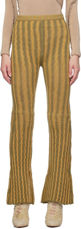 Isa Boulder Isa Boulder SSENSE Exclusive Green & Orange Lounge Pants