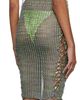 Isa Boulder Isa Boulder SSENSE Exclusive Green & Purple Broken Vase Dress - 3