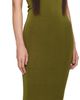 Isa Boulder Isa Boulder SSENSE Exclusive Khaki Jigsaw Midi Dress - 4