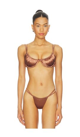 ISA BOULDER ISA BOULDER Twisted Bikini Top