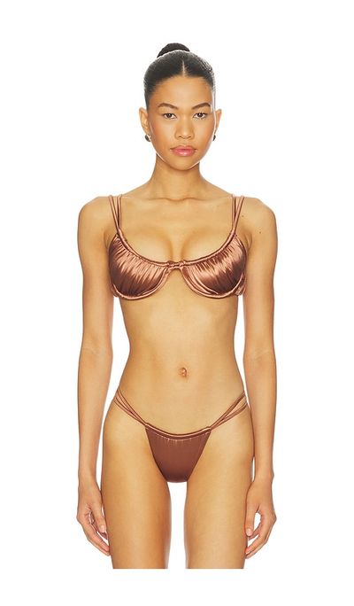 ISA BOULDER ISA BOULDER Twisted Bikini Top