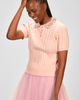 Isaac Mizrahi New York Isaac Mizrahi New York Crystal Accent Polo Sweater - 3