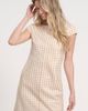 Isaac Mizrahi New York Isaac Mizrahi New York Gingham Cap Sleeve Minidress - 4