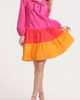 Isaac Mizrahi New York Isaac Mizrahi New York Long Sleeve Ruffle Hem Dress - 1
