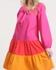 Isaac Mizrahi New York Isaac Mizrahi New York Long Sleeve Ruffle Hem Dress - 3