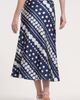Isaac Mizrahi New York Isaac Mizrahi New York Mia Bias Cut Midi Skirt - 2