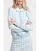 Isaac Mizrahi New York Isaac Mizrahi New York Mixed Media Gingham Cardigan - 1