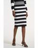 Isaac Mizrahi New York Isaac Mizrahi New York Mixed Stripe Knit Skirt - 1