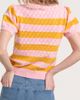 Isaac Mizrahi New York Isaac Mizrahi New York Pointelle Puff Sleeve Sweater - 2