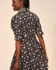 Isaac Mizrahi New York Isaac Mizrahi New York Rhinestone Collar Star Print Cotton Shirtdress - 2