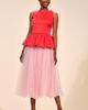 Isaac Mizrahi New York Isaac Mizrahi New York Satin Peplum Top - 4