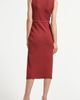 Isaac Mizrahi New York Isaac Mizrahi New York Sleeveless Belted Rib Midi Sweater Dress - 2