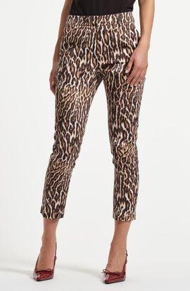 Isaac Mizrahi New York Isaac Mizrahi New York Slim Fit Sateen Ankle Pants