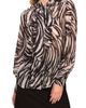 Isaac Mizrahi New York Isaac Mizrahi New York Tie Neck Button-Up Shirt - 1