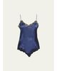Isabel Marant Amael Lace-Trim Silk Cami Top - 1