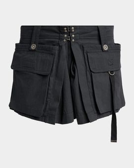 Isabel Marant Barta Pleated Cargo Shorts