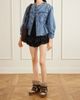 ISABEL MARANT Bekett two-tone suede wedge sneakers - 2