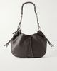 ISABEL MARANT Bolton tasseled textured-leather shoulder bag - 1