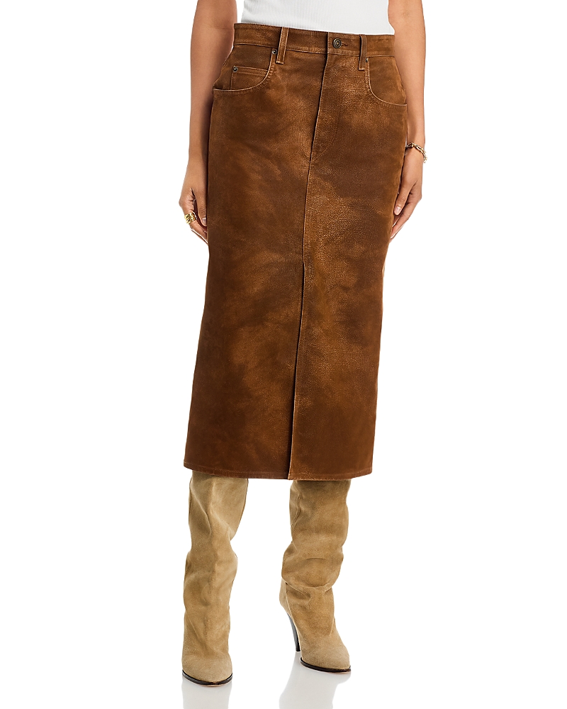 Isabel Marant Etoile Isabel Marant Bisane Faux Leather Skirt