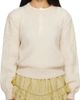 Isabel Marant Etoile Isabel Marant Etoile Beige Jenia Openwork Mohair Knit Sweater - 1