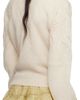 Isabel Marant Etoile Isabel Marant Etoile Beige Jenia Openwork Mohair Knit Sweater - 3