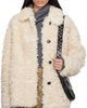 Isabel Marant Etoile Isabel Marant Etoile Beige Tarvey Faux-Fur Jacket - 1