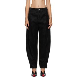 Isabel Marant Etoile Isabel Marant Etoile Black Belky Faux-Suede Pants