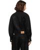 Isabel Marant Etoile Isabel Marant Etoile Black Belma Faux-Suede Jacket - 3