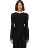Isabel Marant Etoile Isabel Marant Etoile Black Delesa Top - 1