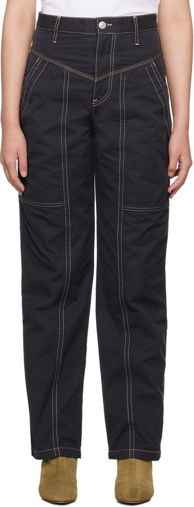 Isabel Marant Etoile Isabel Marant Etoile Black Denzel Trousers