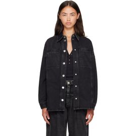Isabel Marant Etoile Isabel Marant Etoile Black Imana Denim Jacket