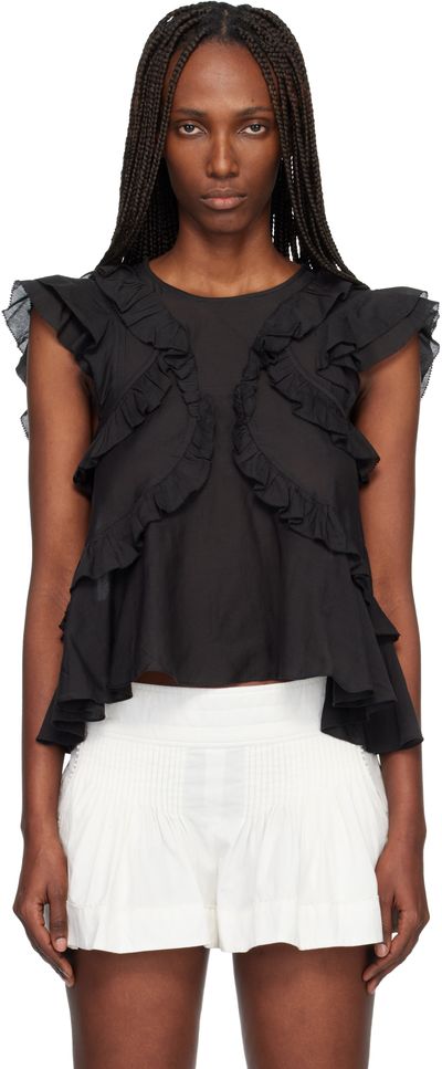 Isabel Marant Etoile Isabel Marant Etoile Black Nalou Blouse