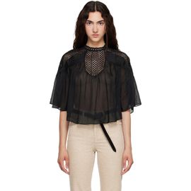 Isabel Marant Etoile Isabel Marant Etoile Black Parina Blouse