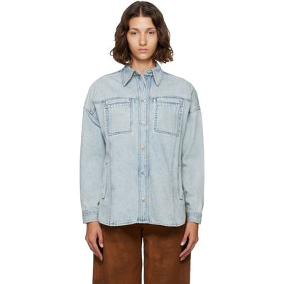Isabel Marant Etoile Isabel Marant Etoile Blue Imana Denim Jacket