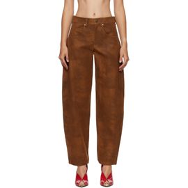 Isabel Marant Etoile Isabel Marant Etoile Brown Belky Faux-Suede Pants