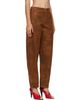 Isabel Marant Etoile Isabel Marant Etoile Brown Belky Faux-Suede Pants - 2