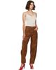Isabel Marant Etoile Isabel Marant Etoile Brown Belky Faux-Suede Pants - 4